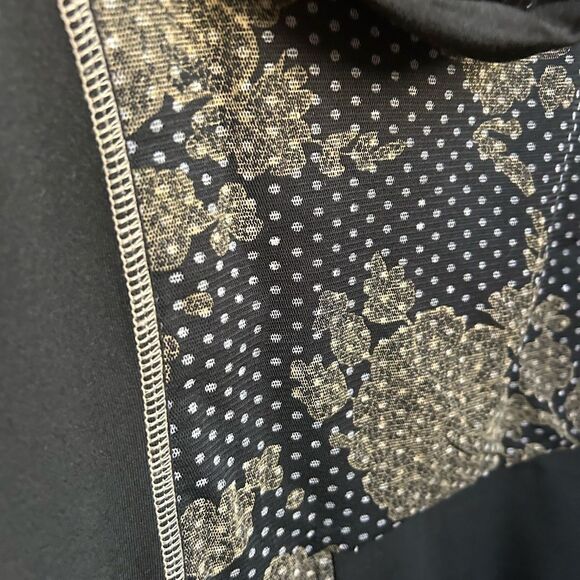 Y2K Elegant Black and Gray Long Sleeve Dress M - Picture 16 of 16